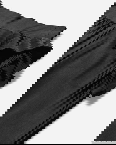 Hlače OpéraSPORT Alice Wide-Leg Pants with Ruffle Detail Črna | SS25-A37 BLK, 3