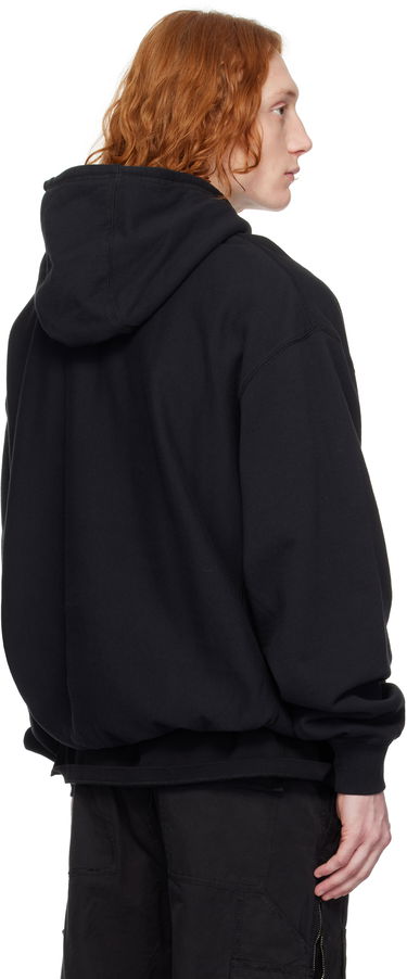 Pulover BILLIONAIRE BOYS CLUB Billionaire Boys Club Oversized Arch Logo Popover Hoodie Črna | B24449, 2