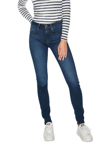 Kavbojke G-Star Raw ® 3301 High Waist Skinny Jeans Mornarica | D05175.8968