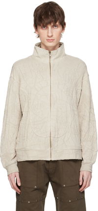 Serapis Knit Wave Track Jacket