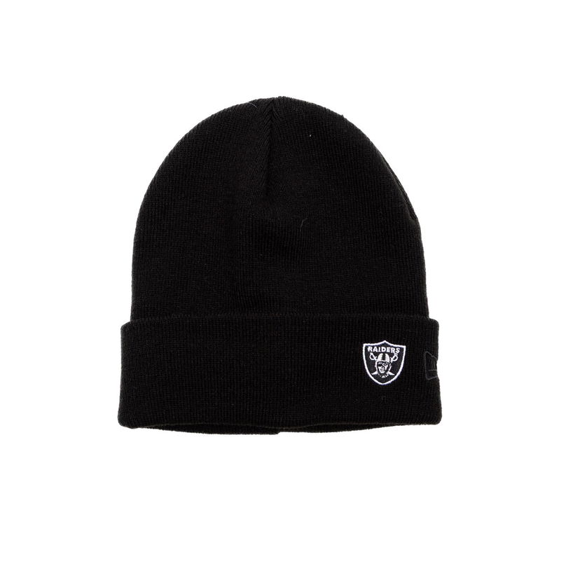Beanie New Era NFL Mini Logo Cuff Beanie Las Vegas Raiders One Size Črna | 60691119