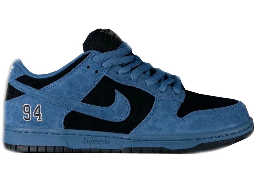 Superge in čevlji Nike SB Supreme x Nike SB Dunk Low "Ocean Fog" Modra | HQ8487-400