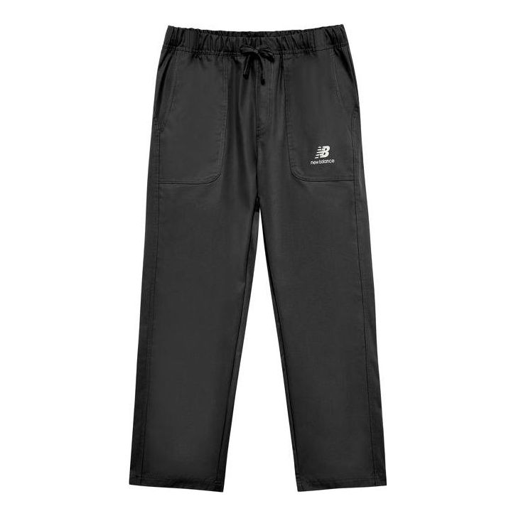 Cargo hlače New Balance Logo Athletics Pants Črna | AMP23354-BK