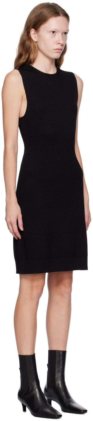 Obleke TOTEME TOTEME Contour Knit Minidress Črna | 233-5181-334, 1