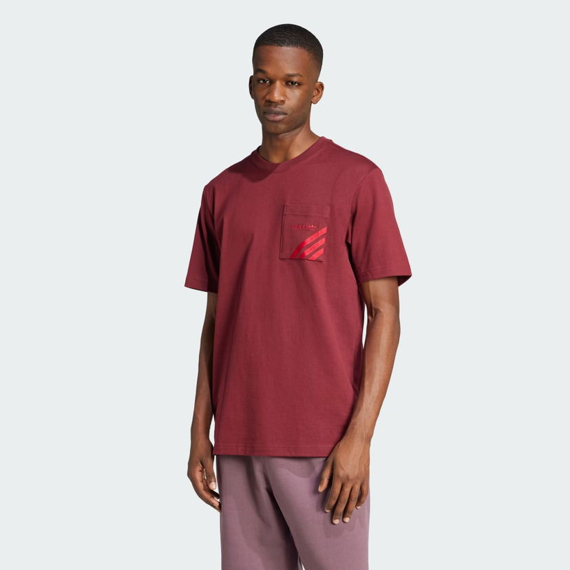 Majica adidas Performance Pocket Tee Bordo | IX9606