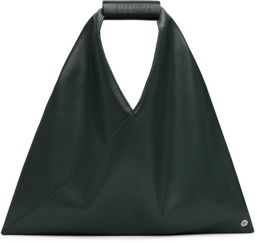 Tote bag Maison Margiela Triangle Mini Tote Zelena | JAPANESE MINI - MM6