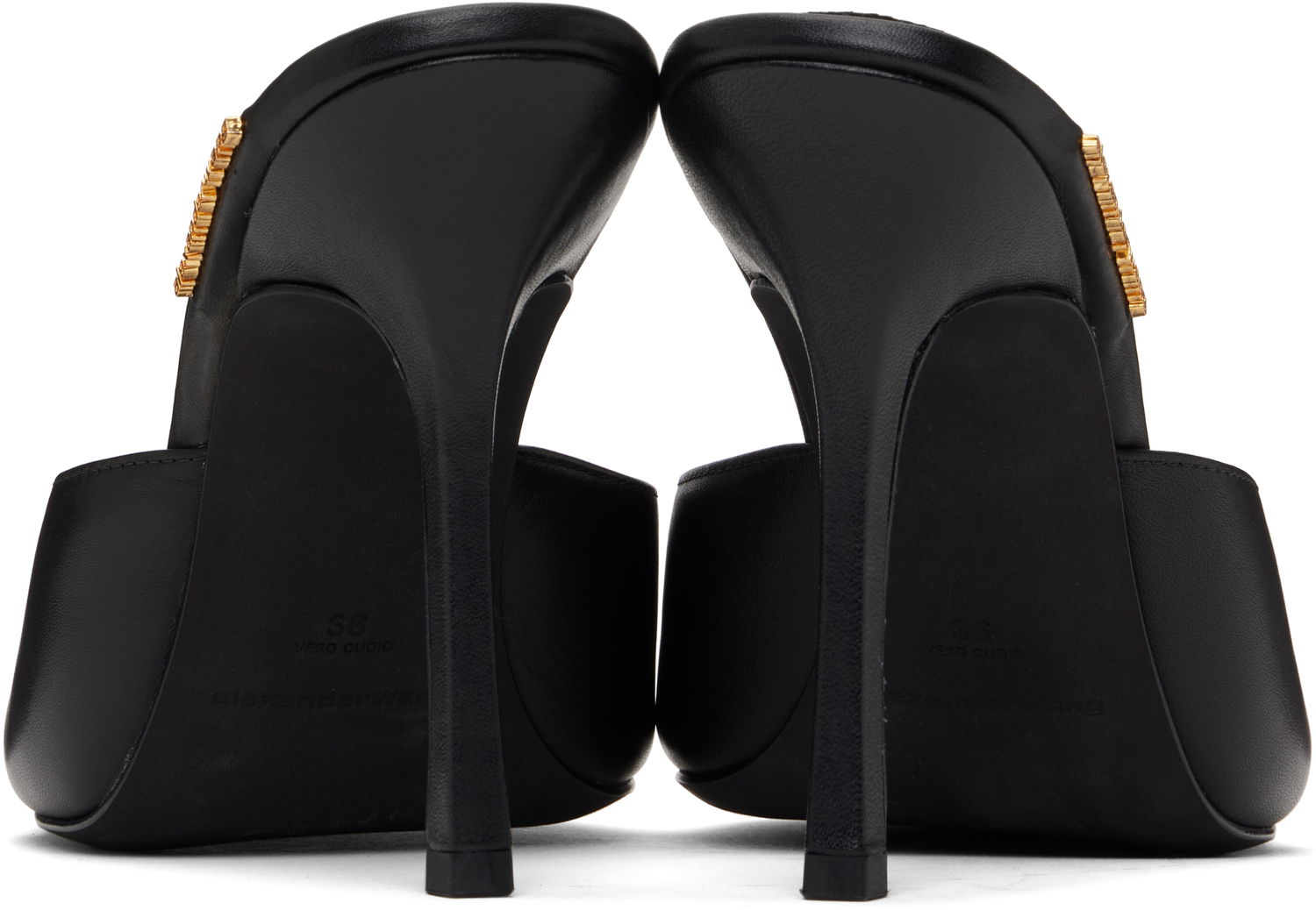Modni dodatki Alexander Wang Alexander Wang Lucienne 105 Thong Heeled Sandals Črna | 30125S010, 1