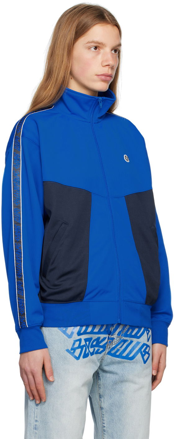 Vetrovka BILLIONAIRE BOYS CLUB Billionaire Boys Club Paneled Track Jacket Modra | B23141, 1