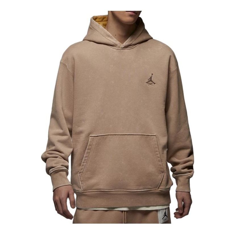 Pulover Jordan Jordan Flight Heritage Men's Fleece Hoodie Bež | DV7562-277
