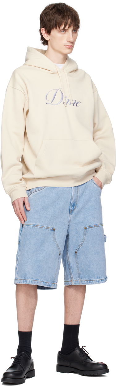Pulover Dime Dime Cursive Logo Hoodie Bež | DIMESP2544FOG, 3