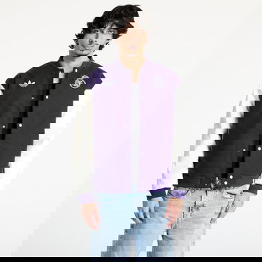 Bomber jakna adidas Performance Real Madrid Varsity Jacket Lila | JF2587, 0