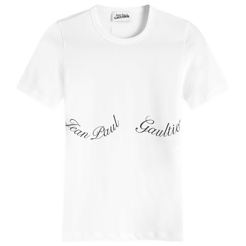 Majica Jean Paul Gaultier Logo T-Shirt Bela | 2430FTS082IJ0560100