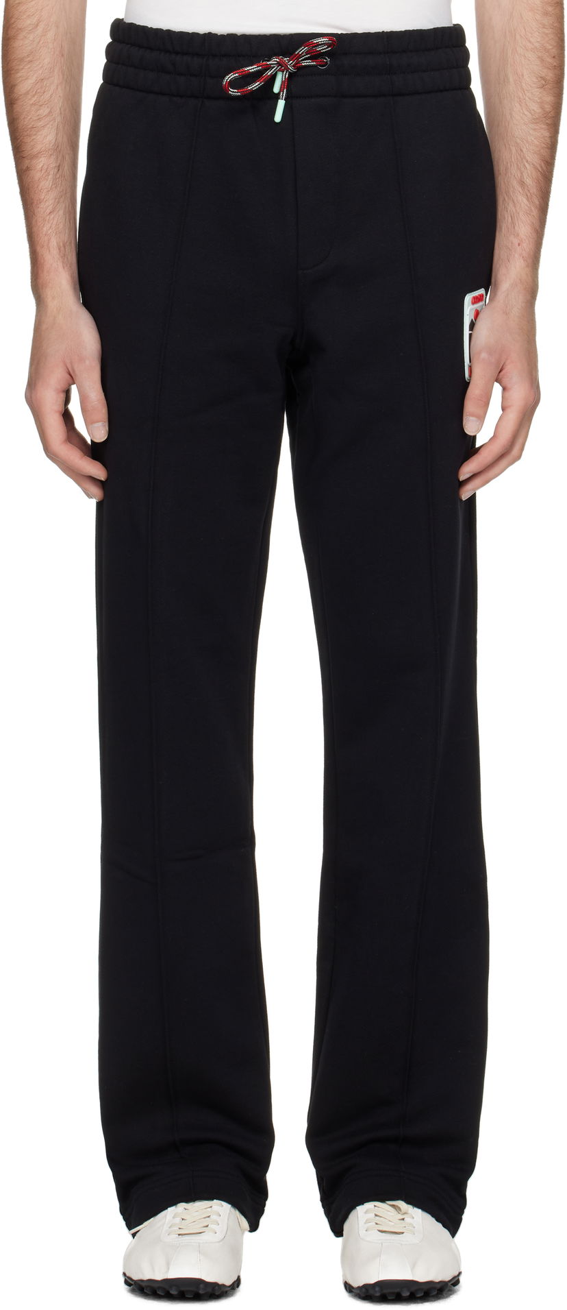 Trenirka Casablanca Casablanca Sunset Valley Sweatpants Črna | U-MPF25-JTR-051-01
