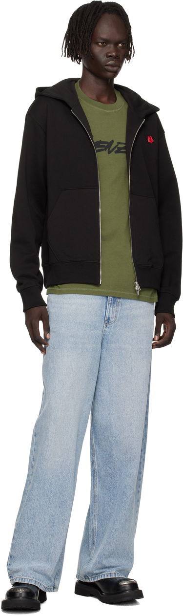 Pulover KENZO Gray Paris 'Boke Flower' Hoodie Siva | FE65SW2254MF, 3