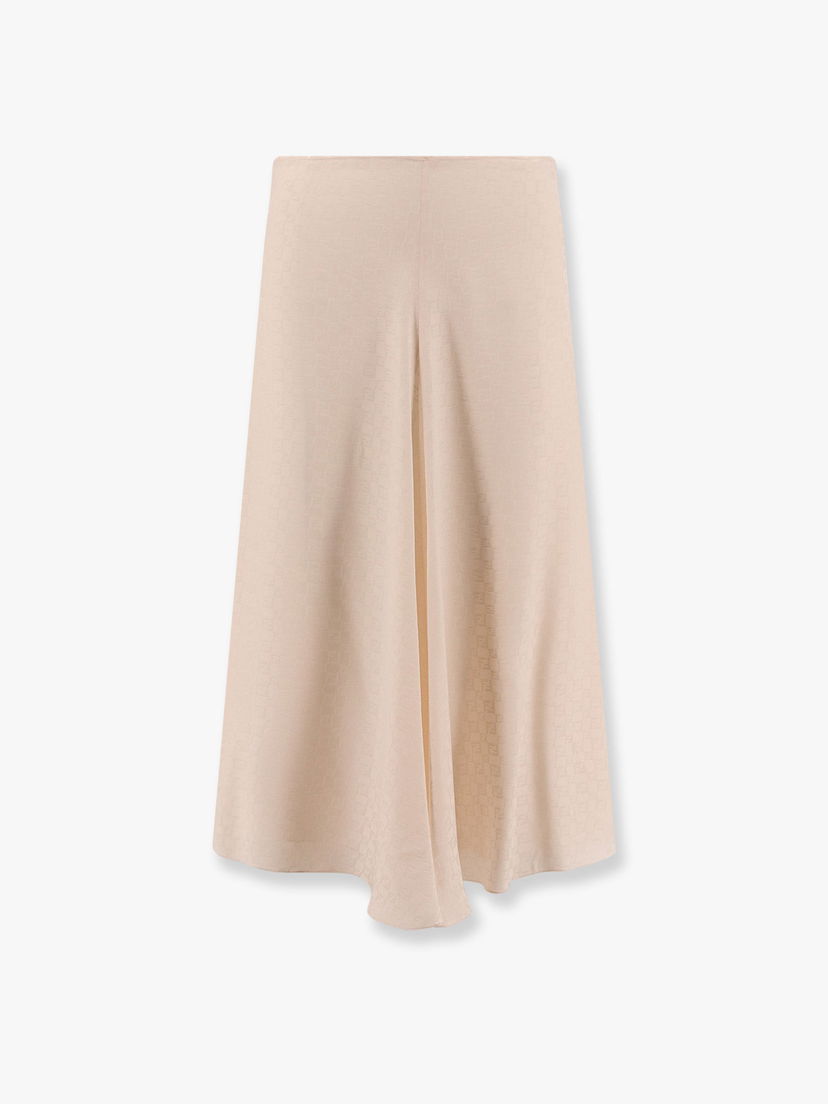 Krila FENDI Fendi A-Line Midi Skirt Bež | FQ7655AUQGF1RX0
