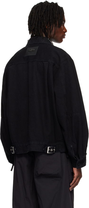 Jakna Simone Rocha Simone Rocha Embellished Denim Jacket Črna | 6116B 1239, 2