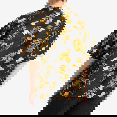 Srajce BAPE A Bathing Ape Vacation Pattern Open Collar Shirt Črna | 001SRL301308M-BLK, 3
