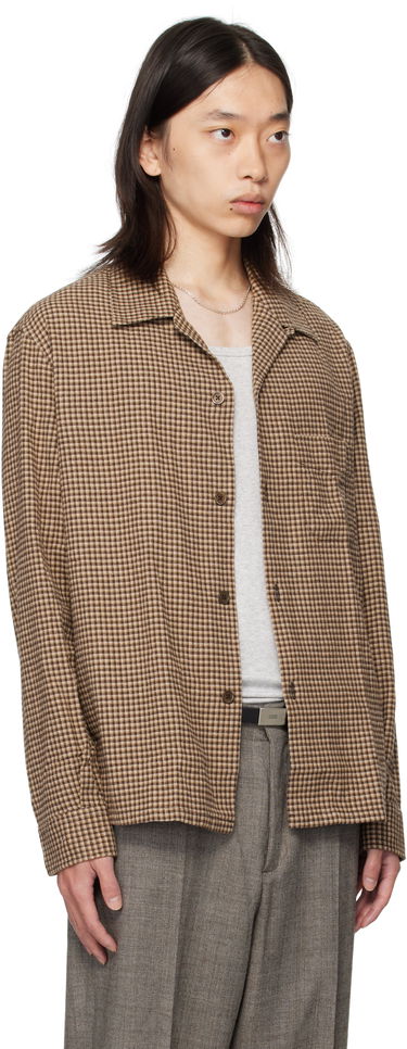 Srajce OUR LEGACY OUR LEGACY Heusen Check Shirt Rjava | M4252HE, 1