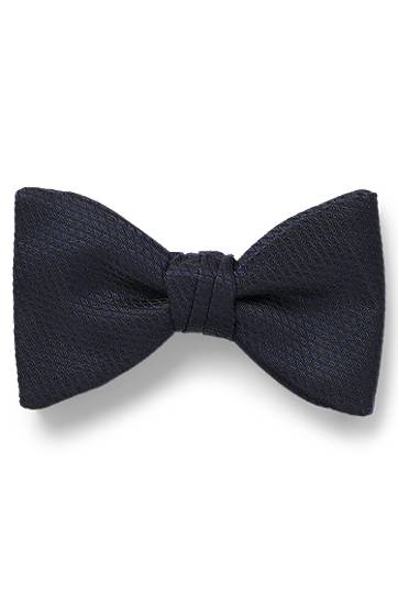 Šala BOSS Jacquard Bow Tie Mornarica | 50540127
