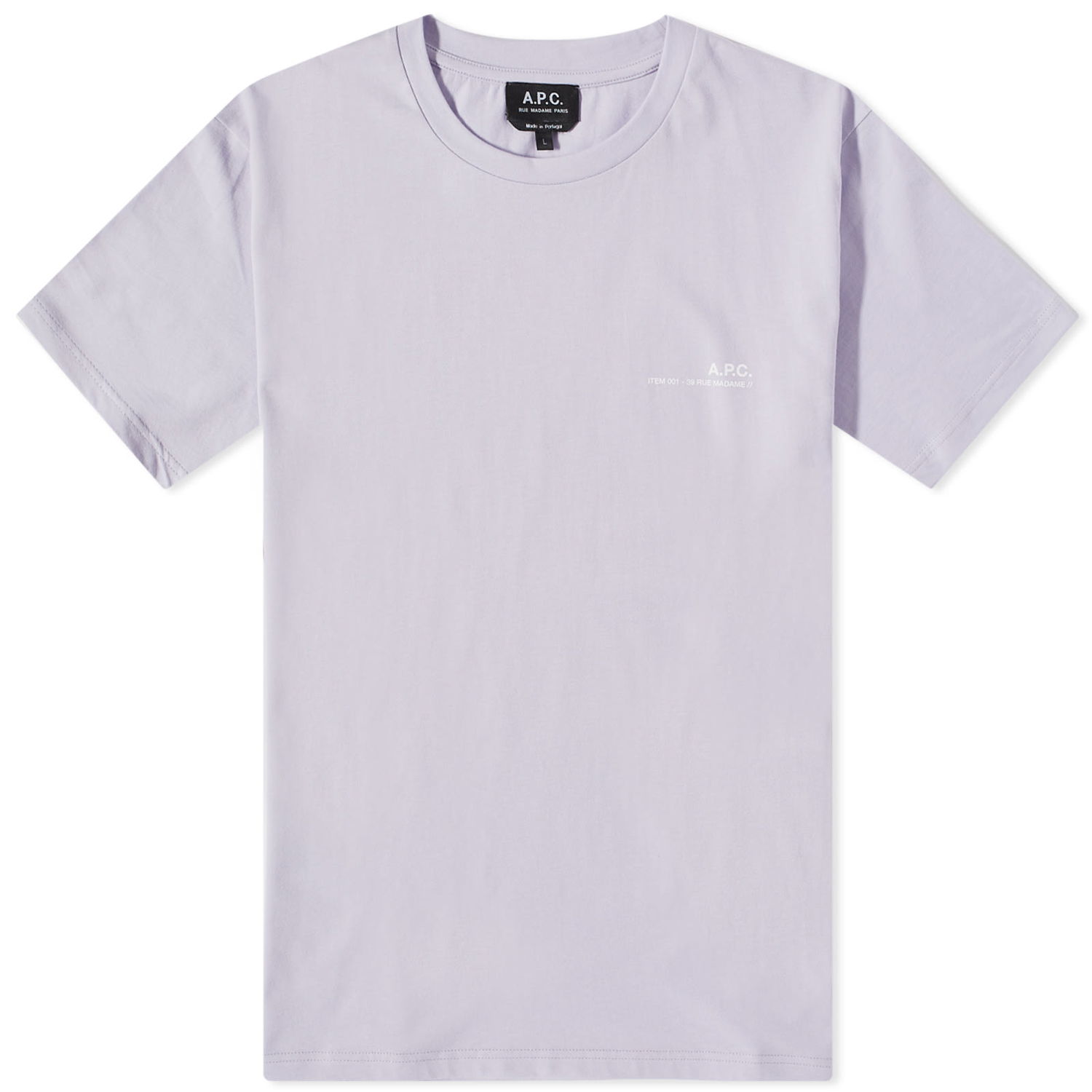 Majica A.P.C. Item Logo Tee Lila | COFBT-H26904-HAF, 0