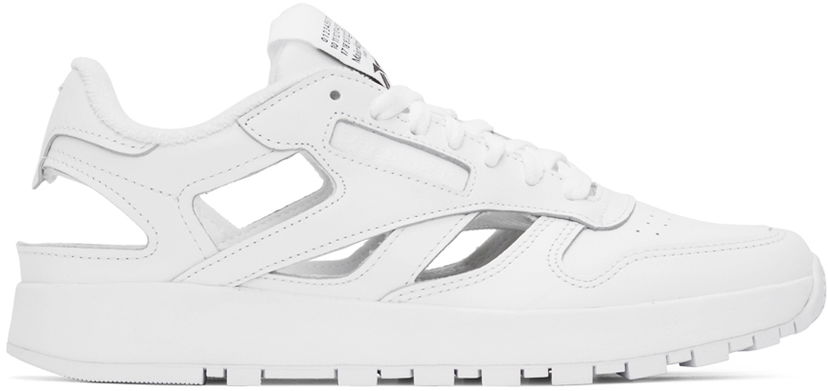 Superge in čevlji Maison Margiela Reebok Edition Décortiqué Tabi Low Bela | S57WS0429 P4376