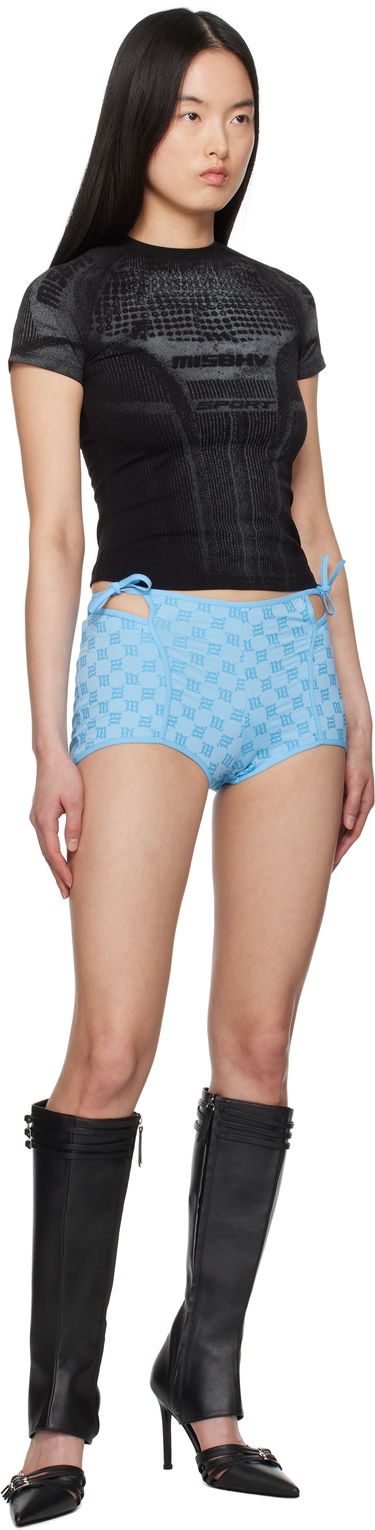 Kratke hlače MISBHV MISBHV Monogram Coquette Shorts Modra | 250W357, 3