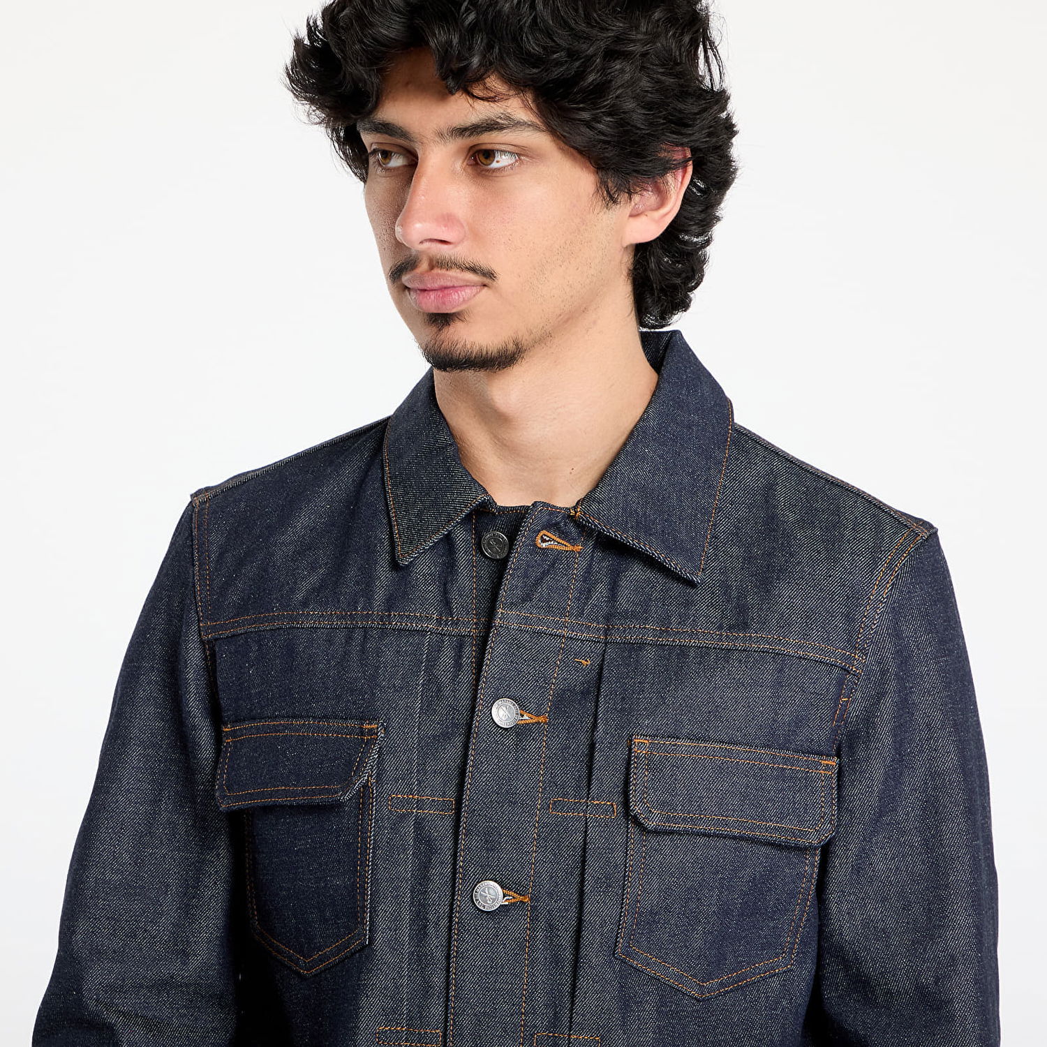 Jakna A.P.C. A.P.C. Work Jean Jacket Modra | CODBS-H02191-IAI, 1