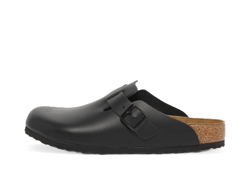 Superge in čevlji Birkenstock Boston Natural Leather Črna | 60191