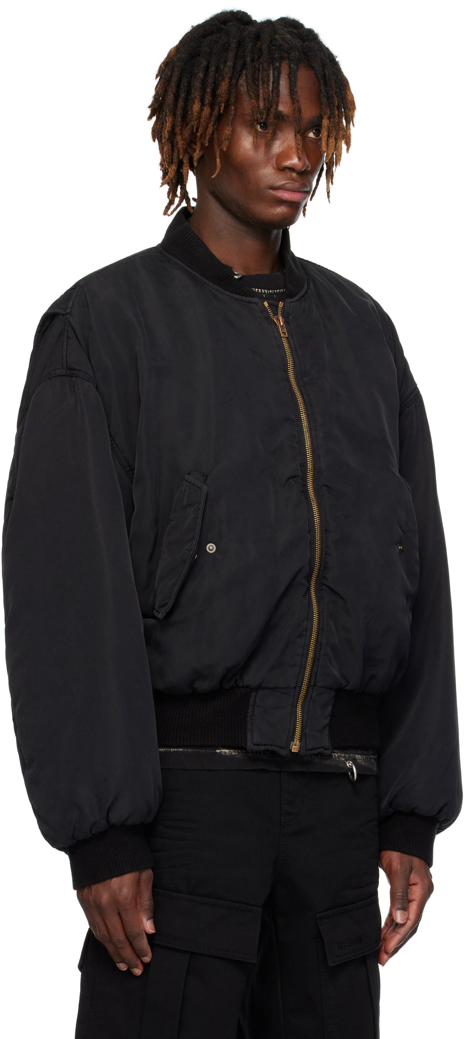 Bomber jakna We11done We11done Curved Bomber Jacket Črna | WD-JP0-25-005-U-BK, 1