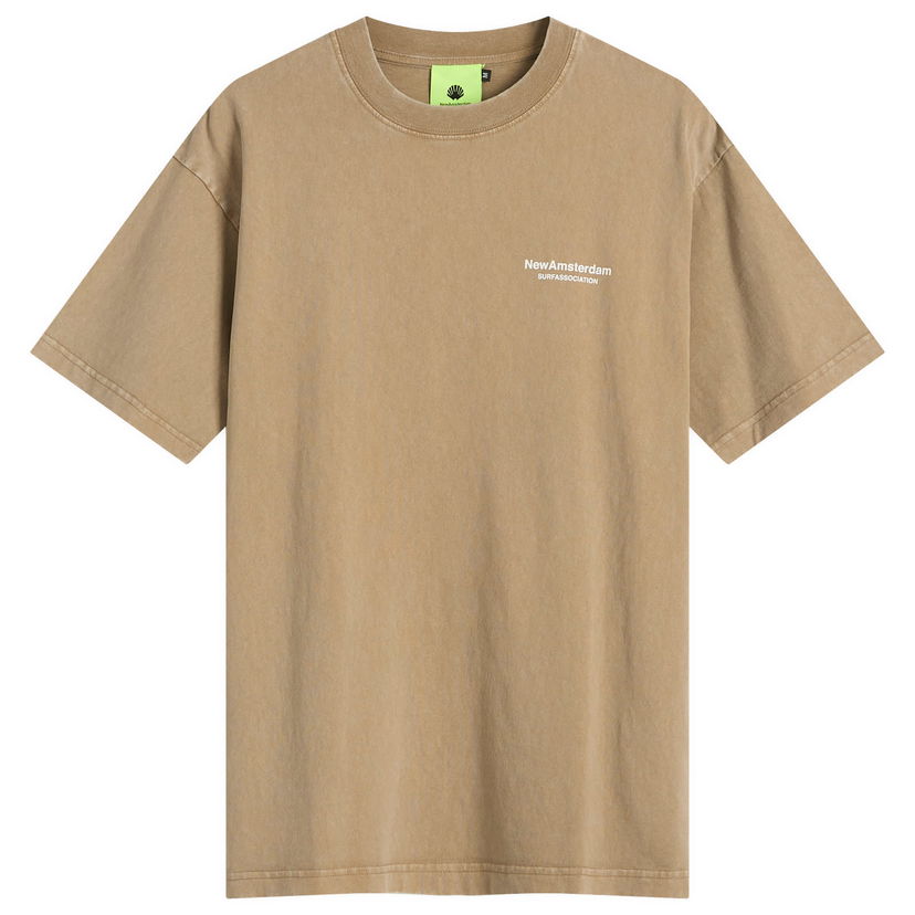 Majica New Amsterdam Surf Association Surf Association Seal Logo T-Shirt, Size Large Rjava | 2501096002