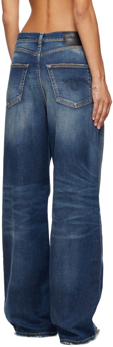 Kavbojke R13 R13 Damon Wide-Leg Jeans Modra | R13W3147-D144A, 2