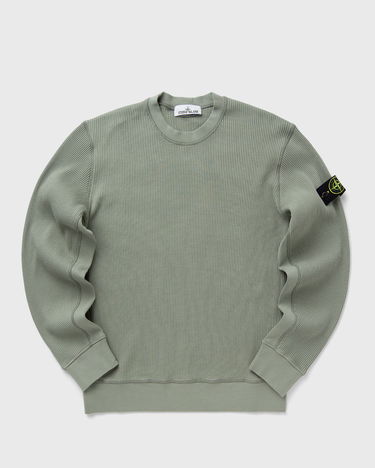 Pulover Stone Island Stone Island Waffle Fleece Crewneck Sweatshirt Zelena | K1S156100008S0044.V0055, 0