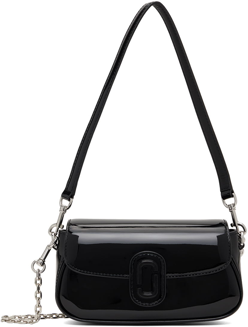 Torba za čez ramo Marc Jacobs Marc Jacobs 'The Patent Leather Clover' Shoulder Bag Črna | 2F4HCR026H04