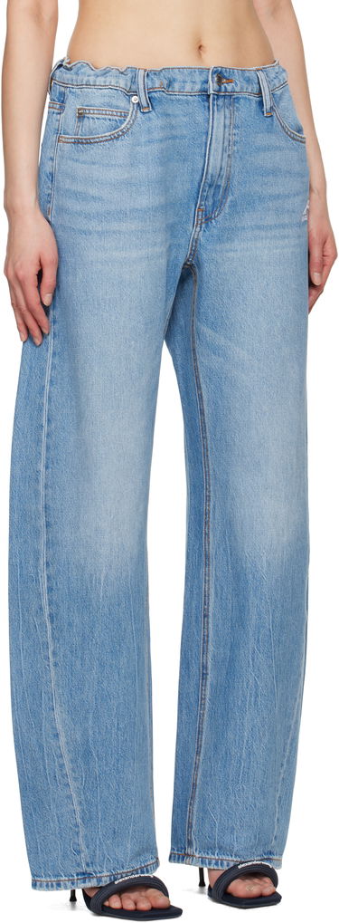 Kavbojke Alexander Wang Alexander Wang 5-Pocket Track Jeans Modra | 4DC2254663, 1