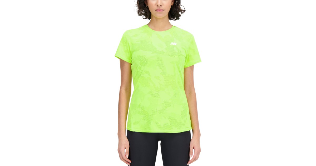 Majica New Balance Q Speed Zelena | wt33281-thw, 1