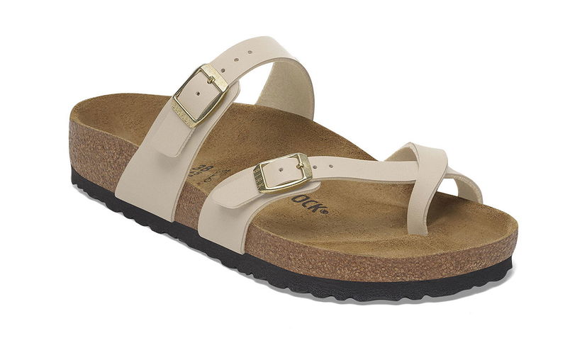 Superge in čevlji Birkenstock Mayari Birko-Flor Regular Fit Sandal Bež | 1029811