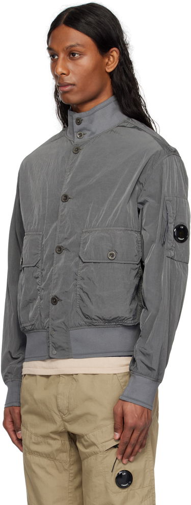 Bomber jakna C.P. Company C.P. Company Chrome-R Full Button Jacket Siva | 18CMOW014A-005904G, 3