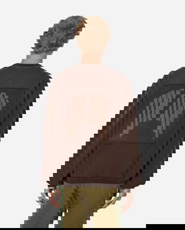 Pulover Slam Jam Boxy Crewneck Rjava | SBM0018FA10 BRW0001, 3