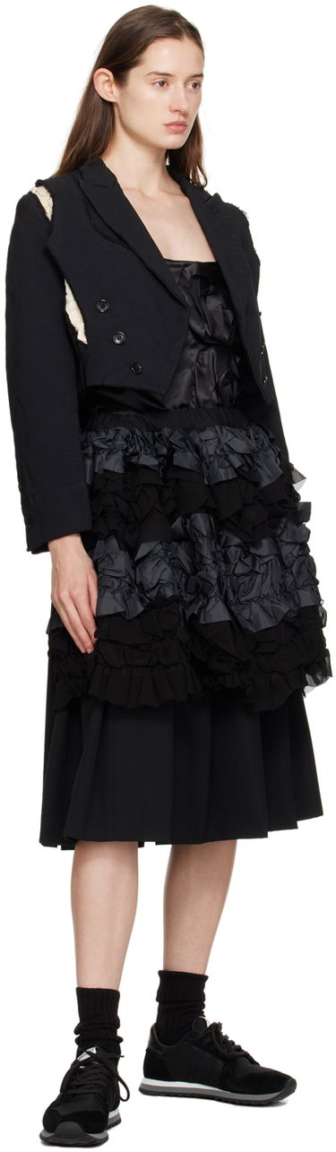 Krila Comme des Garçons Comme des Garçons Layered Midi Skirt Črna | RL-S008-051, 3