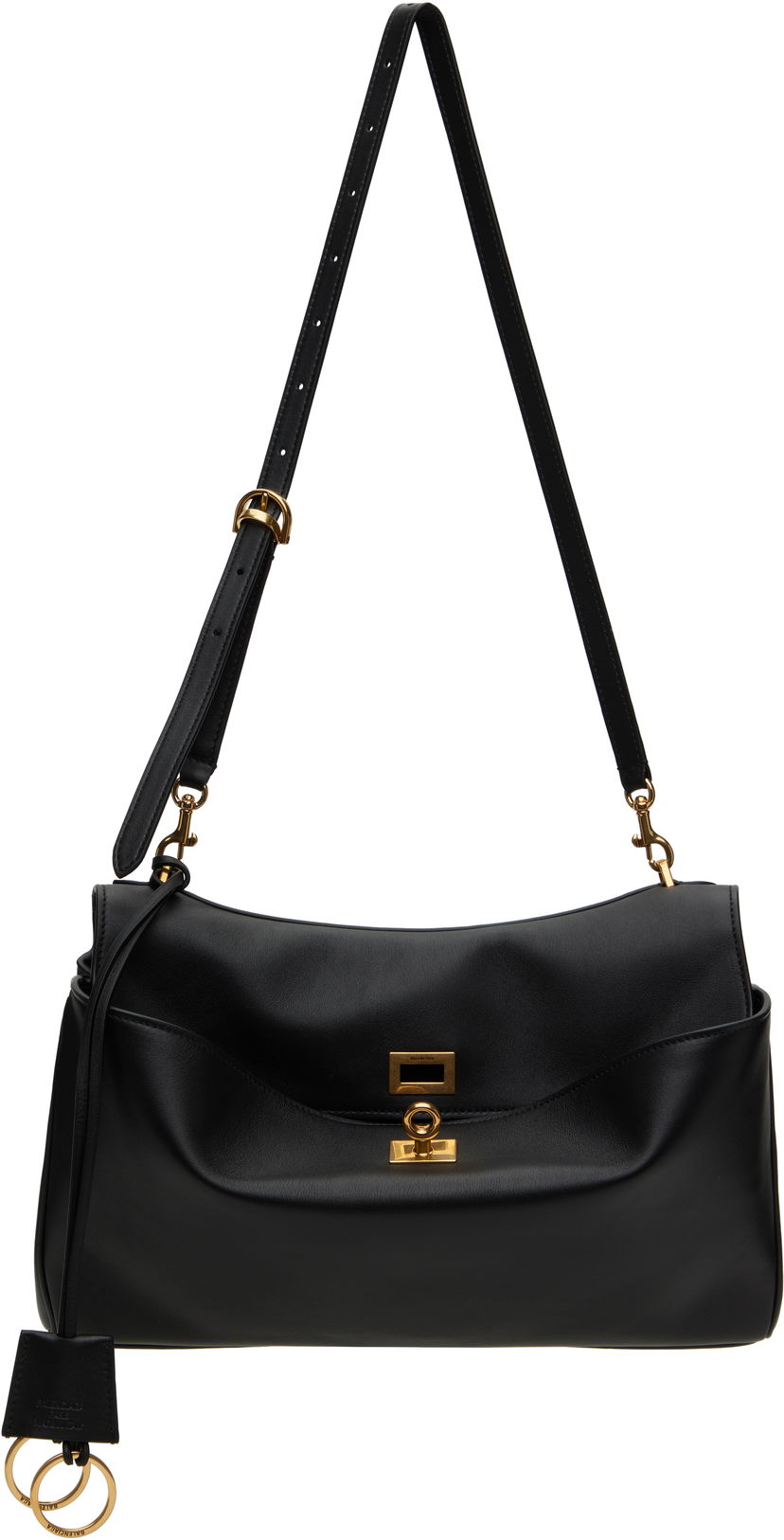 Torba za čez ramo Balenciaga Balenciaga Rodeo Shoulder Bag Črna | 821787 2AA4V