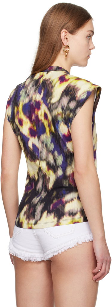 Majica brez rokavov Isabel Marant Étoile Etoile Nayda Abstract-Print T-Shirt Večbarvna | 24PTS0175FA-B1N05E, 2
