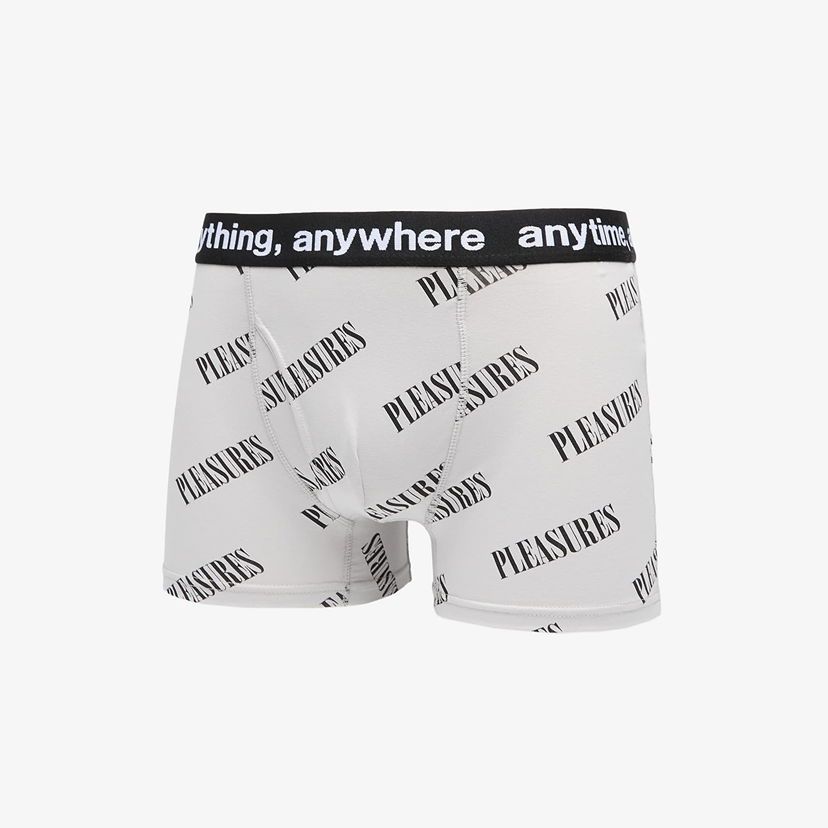 Boksarice Pleasures PLEASURES Anytime Boxer Briefs Bela | P25SU074 GREY
