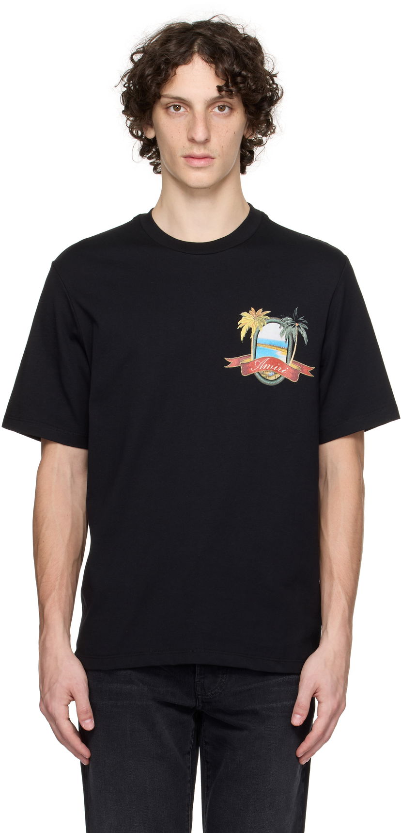 Majica AMIRI AMIRI MA Paradise T-Shirt Črna | AMJYTE1217