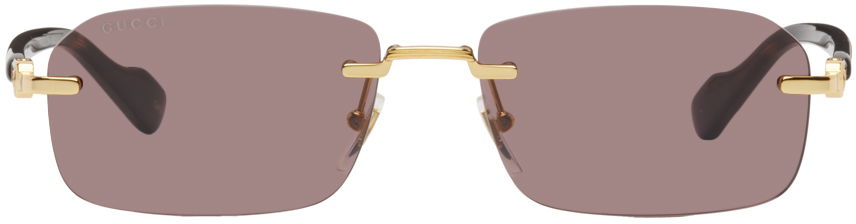 Sončna očala Gucci Rectangular Sunglasses Bež | GG1221S-002, 0