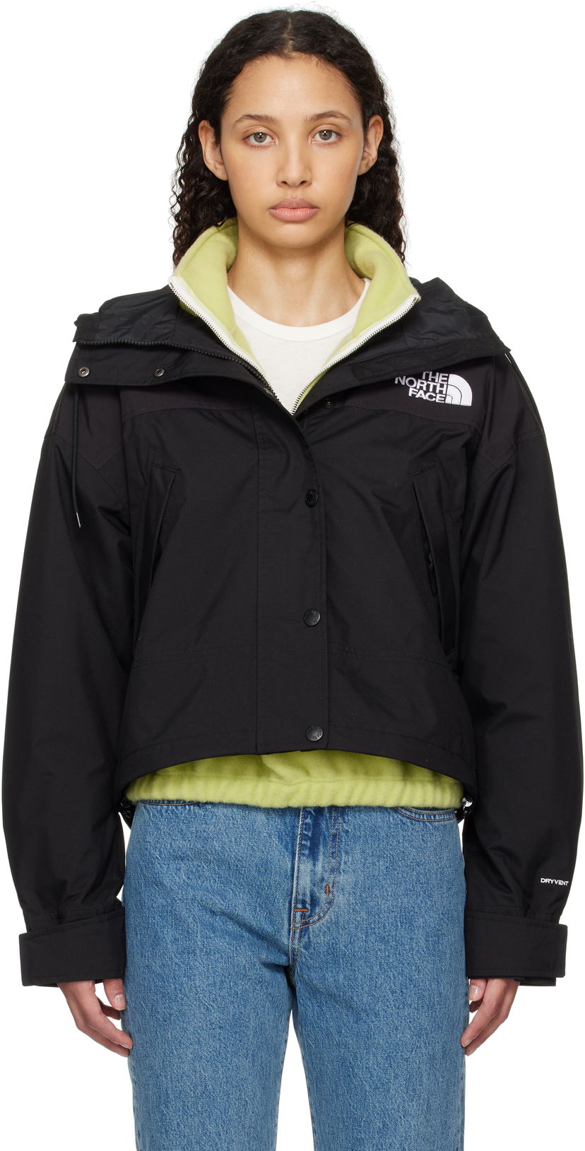 Vetrovka The North Face Reign On Cropped DryVent Jacket Črna | NF0A8BCH