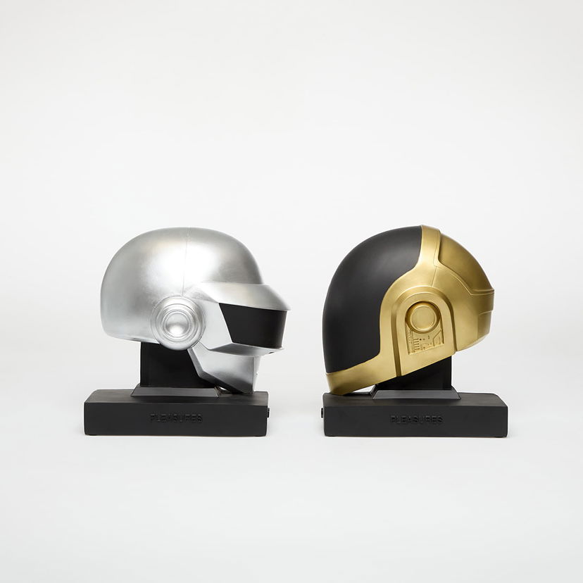 Home decor Pleasures Daft Club Helmets Bookend Metallic Universal Kovinski | P25DP027-METALLIC