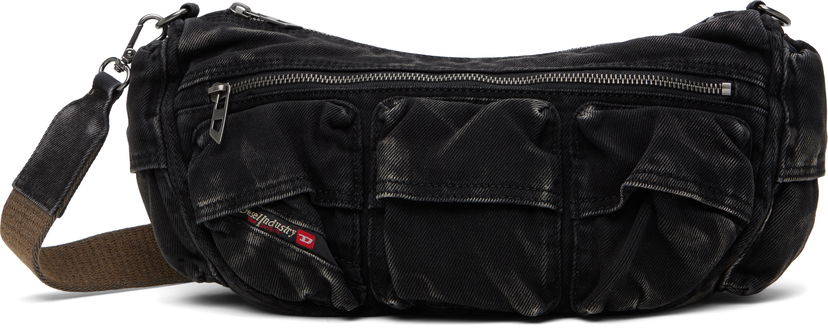 Torba za čez ramo Diesel Multi-Pocket Crossbody Bag Črna | X10220 P4485