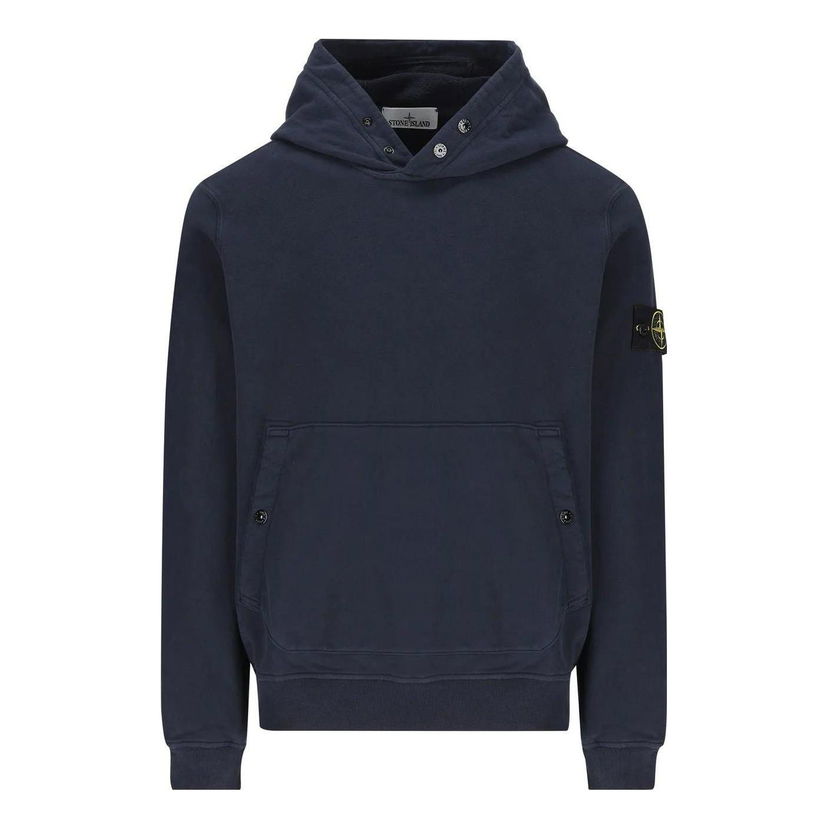 Pulover Stone Island Cotton Hoodie Modra | 791561720-V0020