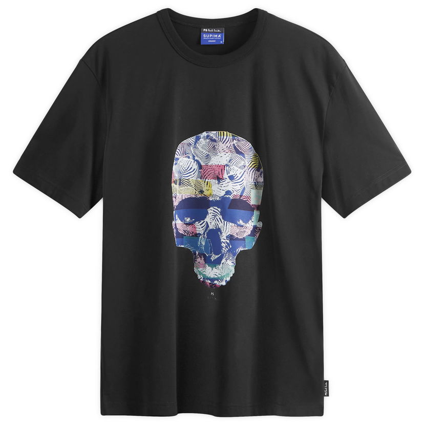 Majica Paul Smith Paul Smith Skull Graphic Tee, Size Large Črna | M2R-731Y-MP4539-79