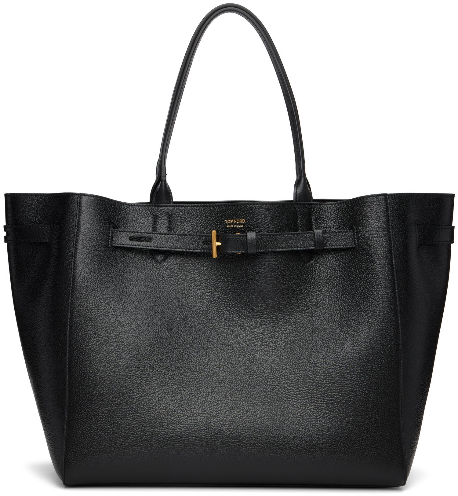 Tote bag Tom Ford Tom Ford Grain Leather Large Tote Črna | L1823-LCL429X, 0